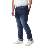 Instafab Big Foot Plus Men Torn Type Stylish Casual Denim Jeans