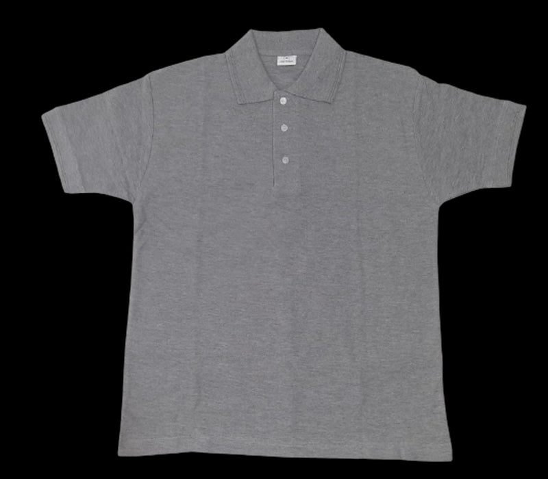 Pique-220 GSM 100% Cotton T-Shirt- Grey