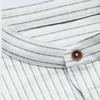 Minimalist Pure Hemp Shirt In Stripes