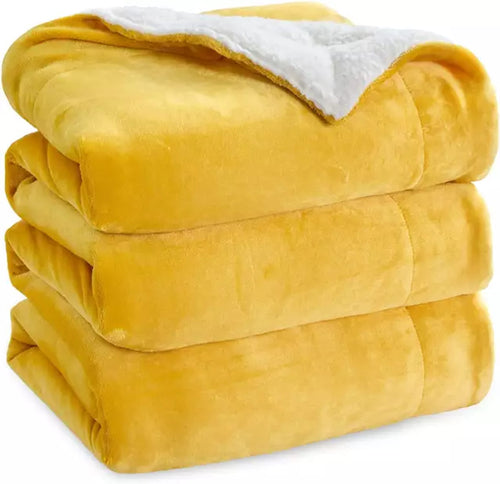 Brandonn Premium Quality Baby Blankets-Yellow