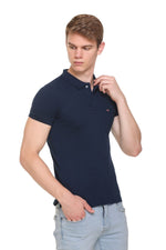 Polo Neck Basic T-Shirt Eleven West Inc Pack Of - 3