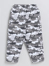 Nottie Planet Shark Printed Fancy Boys Set -Grey