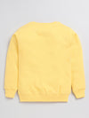 Nottie Planet Bear Printed Loopknit Full Sleevet Sweatshirt For Girl-Gold