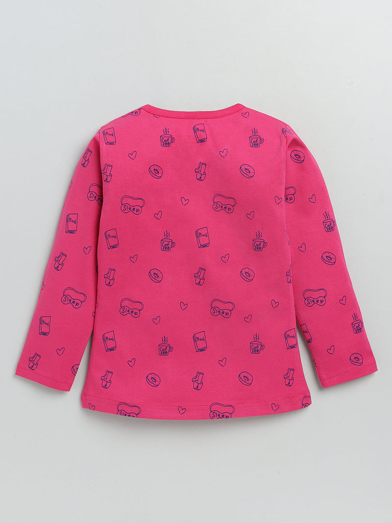 Nottie Planet Full Sleeve Fun Print Girl T Shirt - Rani