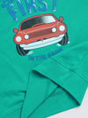 Nottie Planet Loopknit Car Printed Full Sleeve Sweatshirt For Boys - R Green