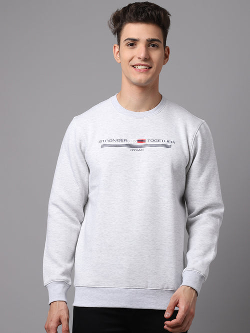 Rodamo Grey Neck Sweatshirts