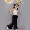 Lil Drama Girls Party Top With Pants