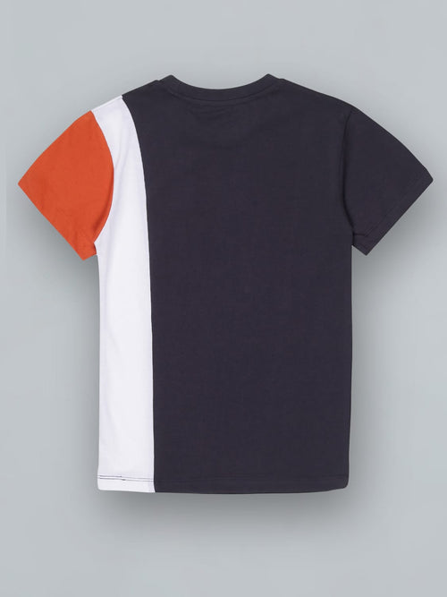 Bold Color Blocked Boys T-Shirt