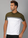 Men T-Shirt Colour-block Cotton Deadbury