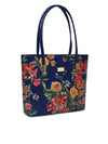 Kleio Boho Floral Printed Zipper Tote Shoulder Handbag For Women/Ladies