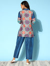 Indo Era Women Ethnic Motifs Printed Regular Kurti & Trousers