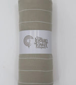The Indian Towel Company Kids Blanket 100% Cotton - Sierra Taupe