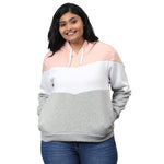 Instafab Egypt Eagle Plus Size Women Colorblocked Stylish Casual Sweatshirts
