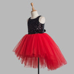 Toy Balloon Kids Dreams Red Hi-Low Skirt girls party wear dress