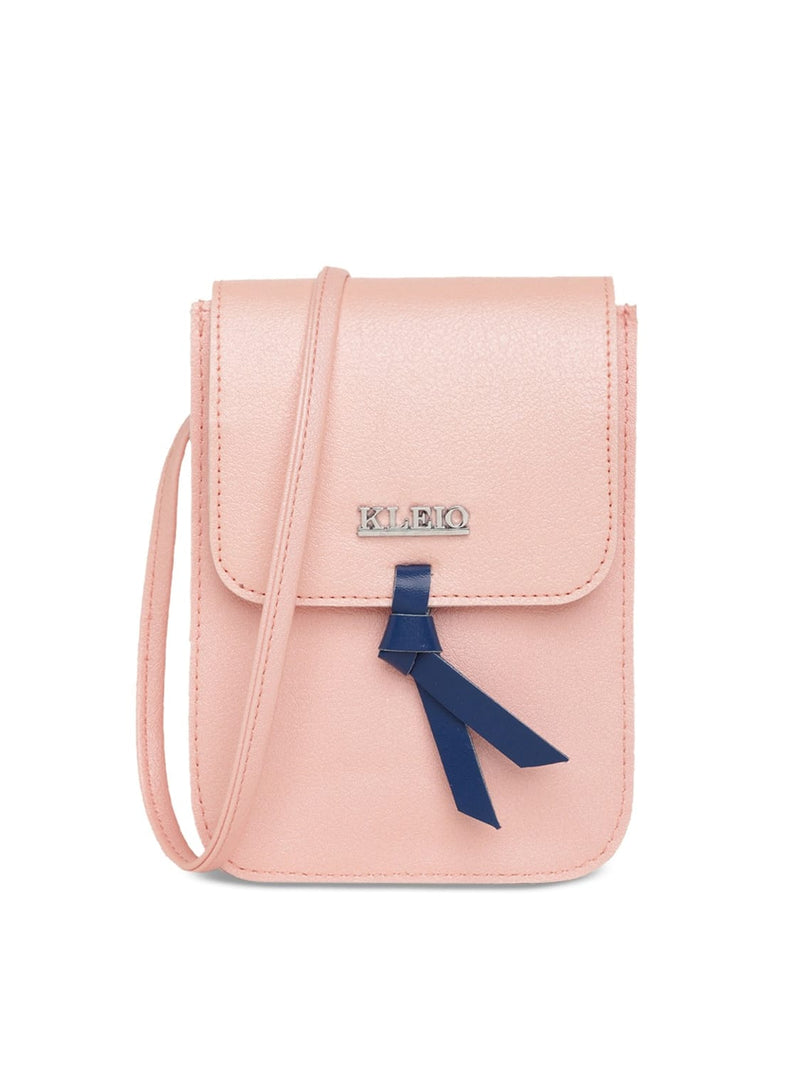 KLEIO Women's Sling Bag (Pink)