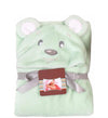 Brandonn Liz Supersoft Premium Hooded Wrapper Cum Baby Bath Towel for Babies Pack of 2