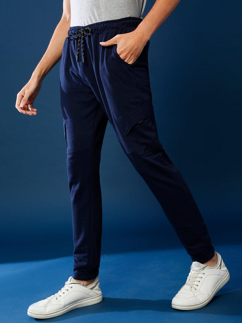 Campus Sutra Big Foot Men Solid Stylish Casual & Evening Trackpant