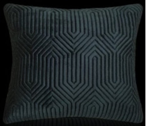 Micro Polyester Velvet Quilted Cushion - Size -45*45 cms