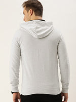 Men Solid Relaxed Fit Spring Hoodie