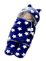 Brandonn Little Laughs Supersoft Wearable Hooded Swaddle Wrapper Cum Baby Sleeping Bag for Babies Pack of 2