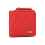 Kleio Anonymous Vegan Leather Quilted Multi Slot Clutch Wallet Purse for Women/Girls