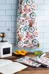 Bicycle Digital Printed Kitchen Towels