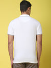 Rodamo White Polo Printed T-Shirts