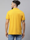 Rodamo Mustard Polo Printed T-Shirts
