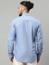 Rodamo Blue Slim Fit Shirts
