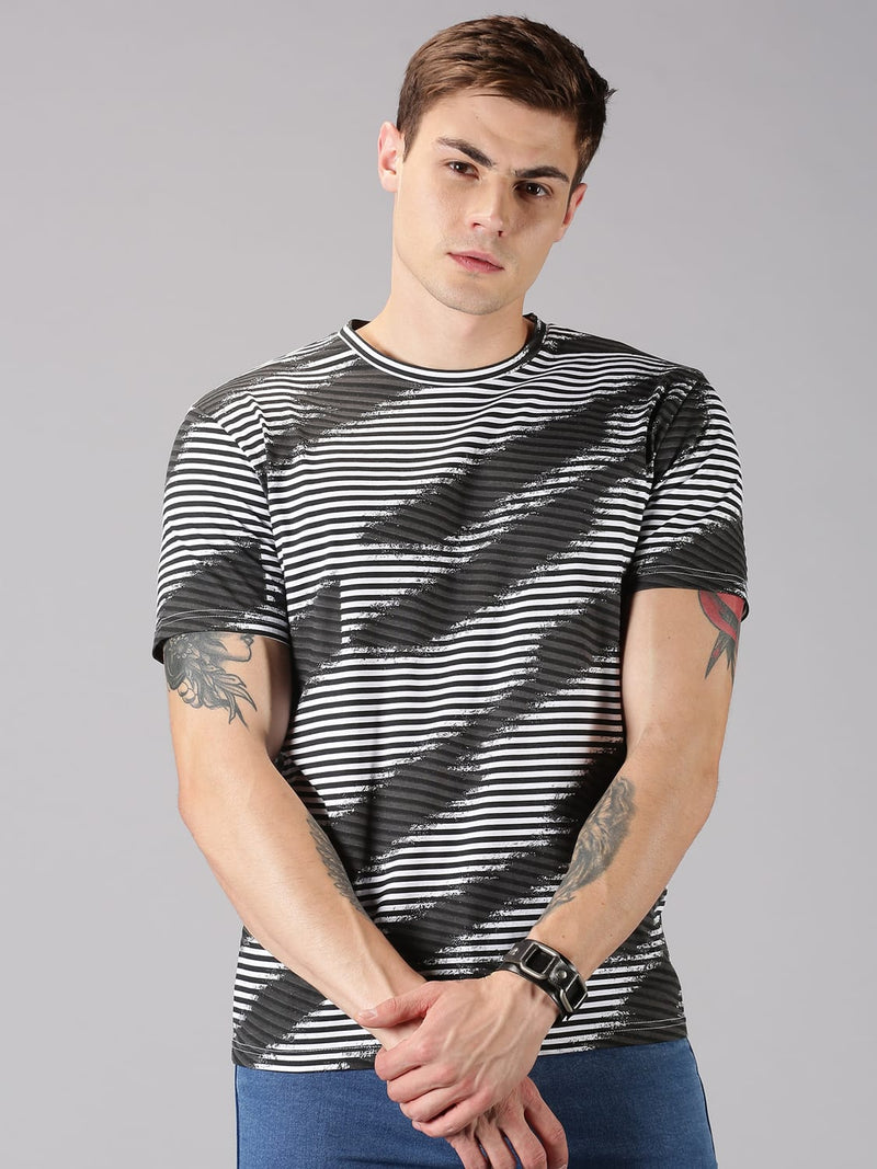 Trendy Printed Men T-Shirt