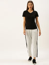 Women White Active Essential Track Pants