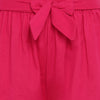 Aawari Cotton Short Length Plain Palazzo For Women and Girls Pink