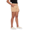 Aawari Cotton Shorts For Girls and Women Almond