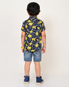 Sassy Boho Boys Navy Shirt from the sibling collection