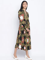 Deco Chic Abstract Printed Women Dress