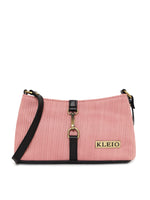 Kleio Fashionista Classic Fabric Light Weight Short Sling Side Handbag for Women and Girls
