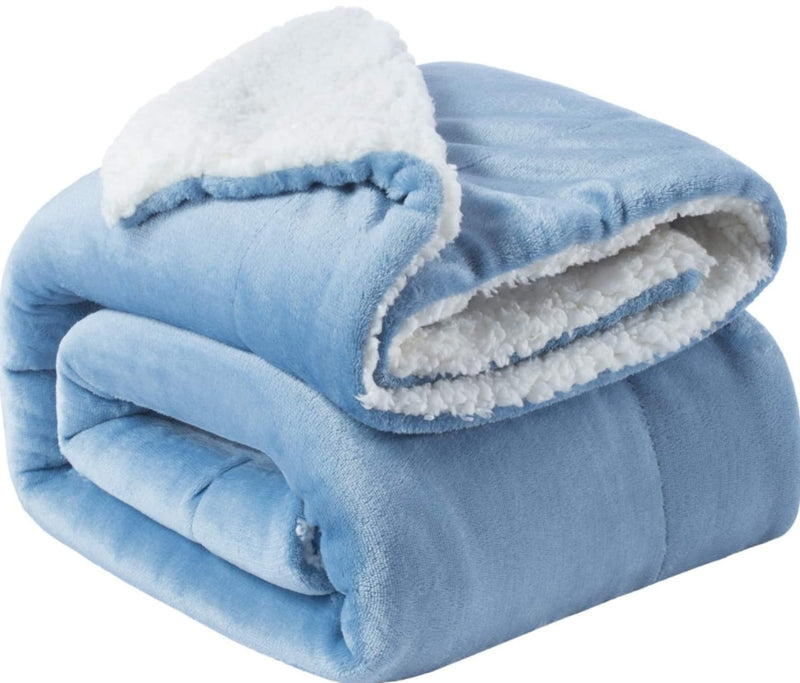 Brandonn Premium Quality Baby Blankets-Blue