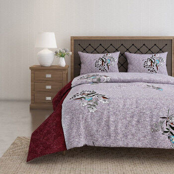 Crisp Charm Vedic Fitted Bed Sheet