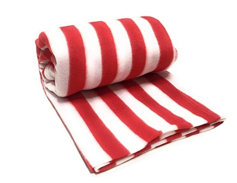 Melange Blanket Single Bed, Red Stripe - Size - 88*60 cm