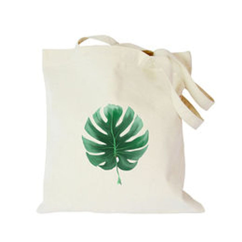 Simple Tote Bag - Leaf Doodle
