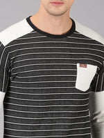 Bull Inc Striped Men T-Shirt