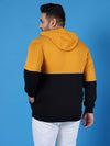 Instafab Turtle Art Plus Men Colorblock Stylish Full Sleeve Hooded Casual Sweatshirts