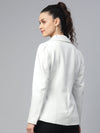 PowerSutra Notched Lapel Light Weight Jacket - White