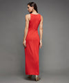 Love Me Tonight Slitted Maxi Dress Red