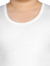 Thermals Unisex Top Round Neck Half Sleeves Solid White