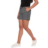 Aawari Cotton Stripes Printed Shorts For Girls and Women (Multicolor)