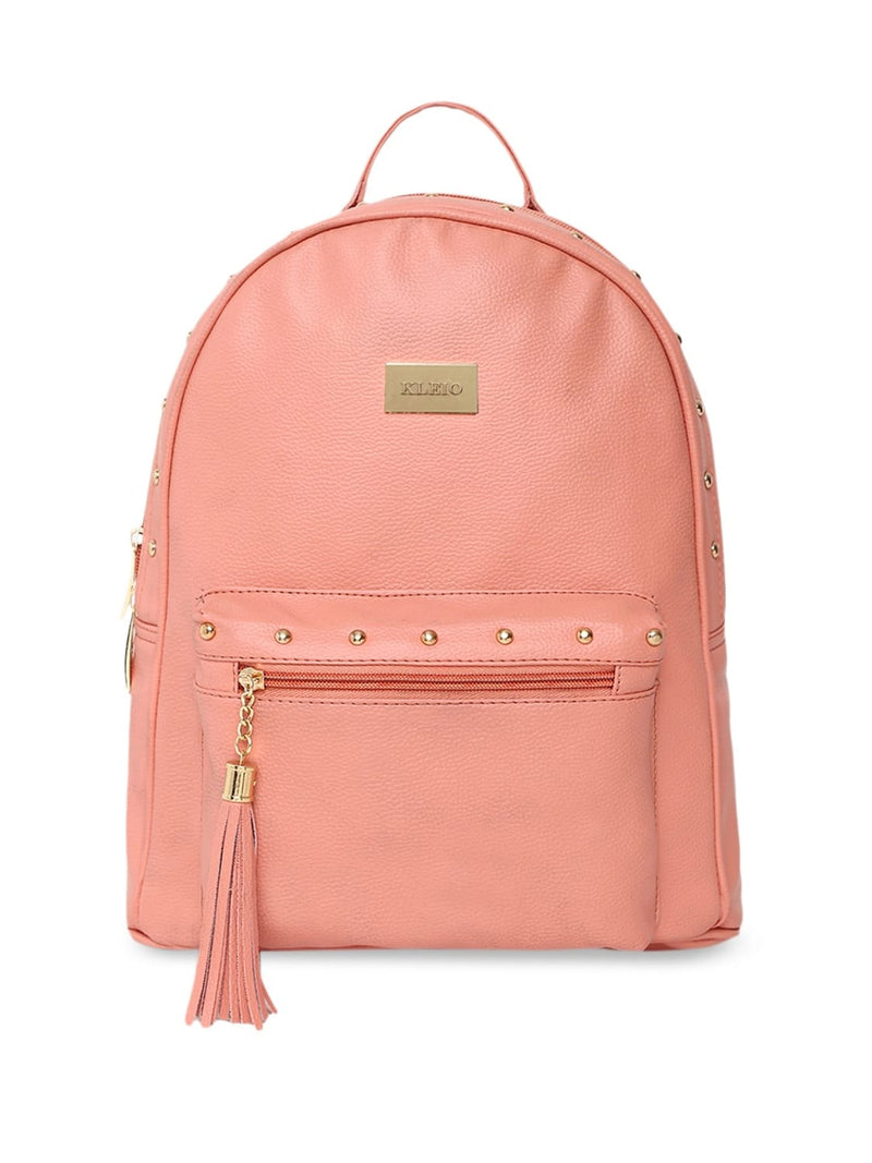 KLEIO Designer Women Backpack Hand Bag For College Girls and Work Ladies