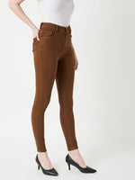 Cotton Back to you Denim Pant Brown