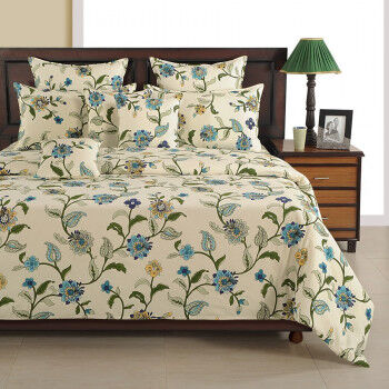 Royalty Plush Vedic Fitted Bed Sheet