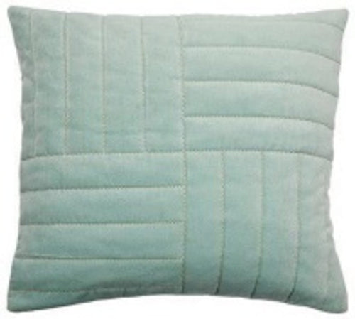 Quilted Cushion - Micro Polyester Velvet - Size -45*45 cms